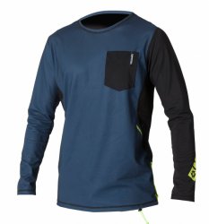 Быстросохнущая футболка Mystic 2016 SUP Breathable Quickdry Vest L/S Navy
