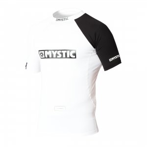 Футболки из лайкры Mystic ( кайт , виндсерфинг) Лайкра Mystic Event Rash Vest S/S (Один размер M-L-XL) White 35001.160230.Цена, купить, продажа и описание на сайте wind.ua.