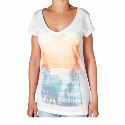 Футболка женская Mystic 2014 Ocean View Tee Bright White