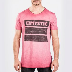 Футболки мужские Футболка Mystic 2018 Concrete Tee Red Dark.Цена, купить, продажа и описание на сайте wind.ua.