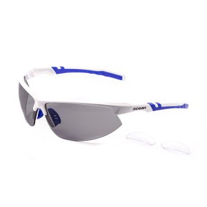Поляризационные очки OceanGlasses Очки LANZAROTE Frame: white & blue Lens: smoke.Цена, купить, продажа и описание на сайте wind.ua.