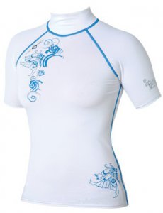 Футболки из лайкры Mystic ( кайт , виндсерфинг) Maui Magic Luna Rash Vest S/S 405 Blue XL.Цена, купить, продажа и описание на сайте wind.ua.