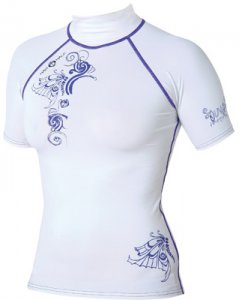 Футболки из лайкры Mystic ( кайт , виндсерфинг) Maui Magic Luna Rash Vest S/S  Purple XL.Цена, купить, продажа и описание на сайте wind.ua.