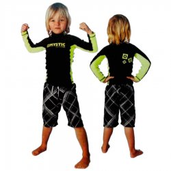 Лайкра Детская Mystic 2014 Star Rash Vest Kids L/S Black