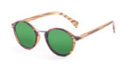 Поляризационные очки OceanGlasses Очки LILLE mate brown strips frame Lens revo green.Цена, купить, продажа и описание на сайте wind.ua.