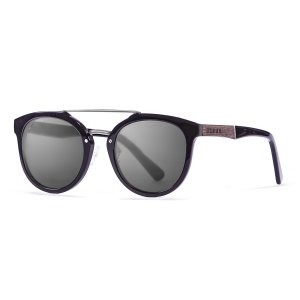 Поляризационные очки OceanGlasses Очки ROKET Frame: shiny black Arms: shiny black & ebony Lens: smoke.Цена, купить, продажа и описание на сайте wind.ua.