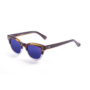 Поляризационные очки OceanGlasses Очки SANTACRUZ Frame: brown & white Lens: revo blue.Цена, купить, продажа и описание на сайте wind.ua.