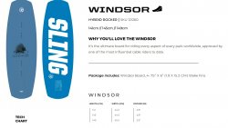 Доска для вейкбординга Slingshot 2021 Windsor Распродажа!