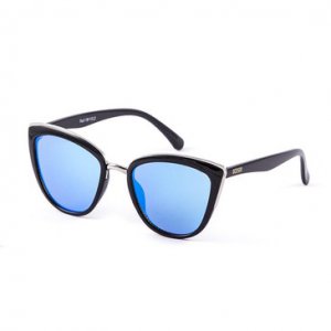 Поляризационные очки OceanGlasses Очки CAT EYE shiny black & silver Lens revo blue flat.Цена, купить, продажа и описание на сайте wind.ua.