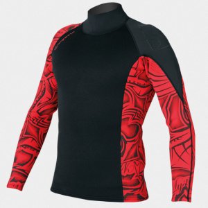 Неопреновые майки и шорты (кайт, виндсерфинг) 2012 Empire Vest (1.5мм Neo) L/S Men 965 Black/Red L.Цена, купить, продажа и описание на сайте wind.ua.