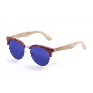 Поляризационные очки OceanGlasses Очки MEDANO Frame: bamboo brown Arms: natural Lens: revo blue.Цена, купить, продажа и описание на сайте wind.ua.